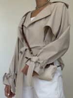 ترنچ کت لینن - تصویر 2