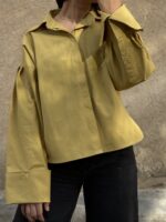 شومیز لینن سانچی کهربا - تصویر 4