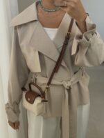 ترنچ کت لینن - تصویر 5