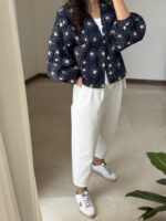 کت لینن اپلیکه - تصویر 3